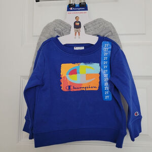 Boys Champion Sizes 2T, 3T 2 Piece Fleece Set NWT